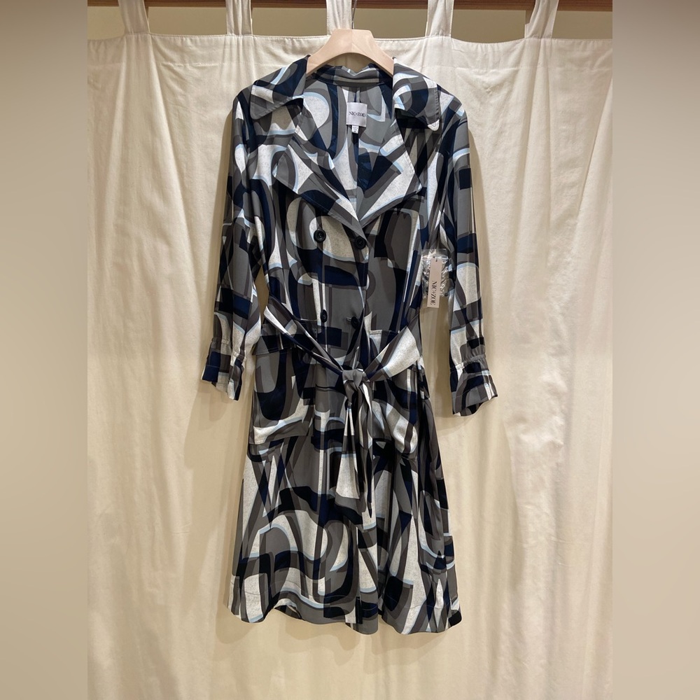NIC+ZOE Alphabet Trench with Attached Belt